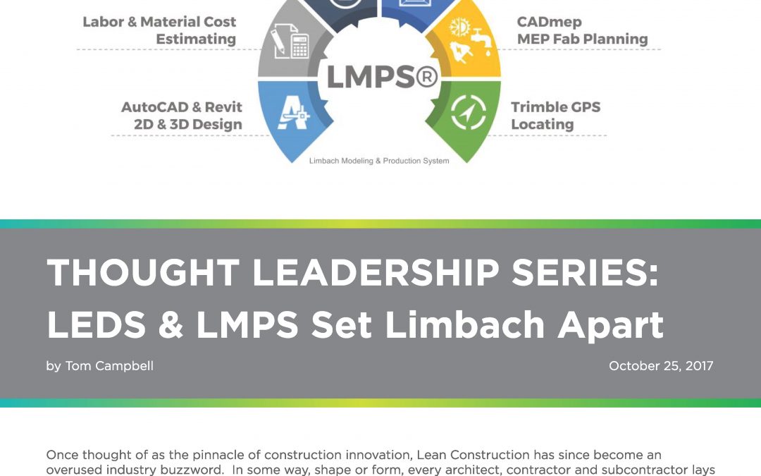 Thought Leadership Series- LEDS and LMPS Set Limbach Apart